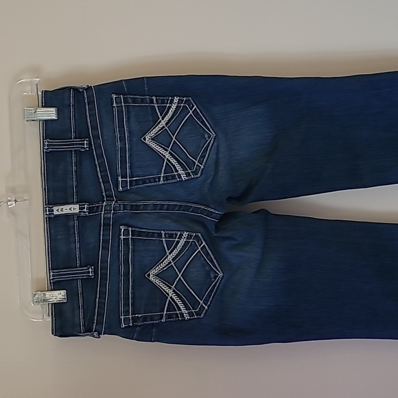 Ariat REAL Denim Medium Washed Women's Low Rise Bootcut Jeans Blue - Size 27 S - Picture 6 of 8
